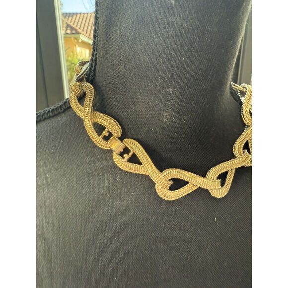 Vintage Givenchy Designer Gold-Tone Chain Link Necklace, 17” - Picture 3 of 8